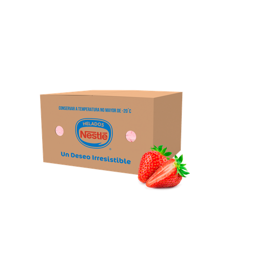 [08 522] Tub of ice cream Strawberry flavor, 5 Liters