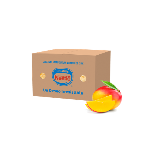 [08 406] Mango flavor ice cream tub, 4 liters