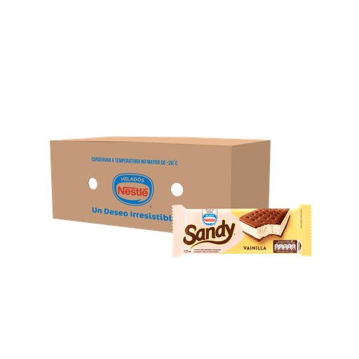 [08 501] Sandy ice cream sandwich, Vanilla